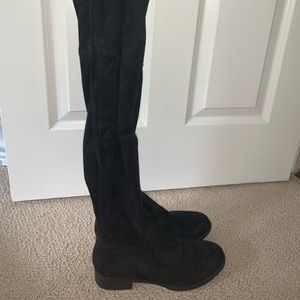 Over the Knee black boots. Size: 7